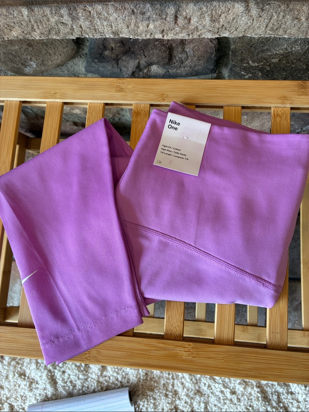 Nike One Lavender/Purple High-Rise Leggings